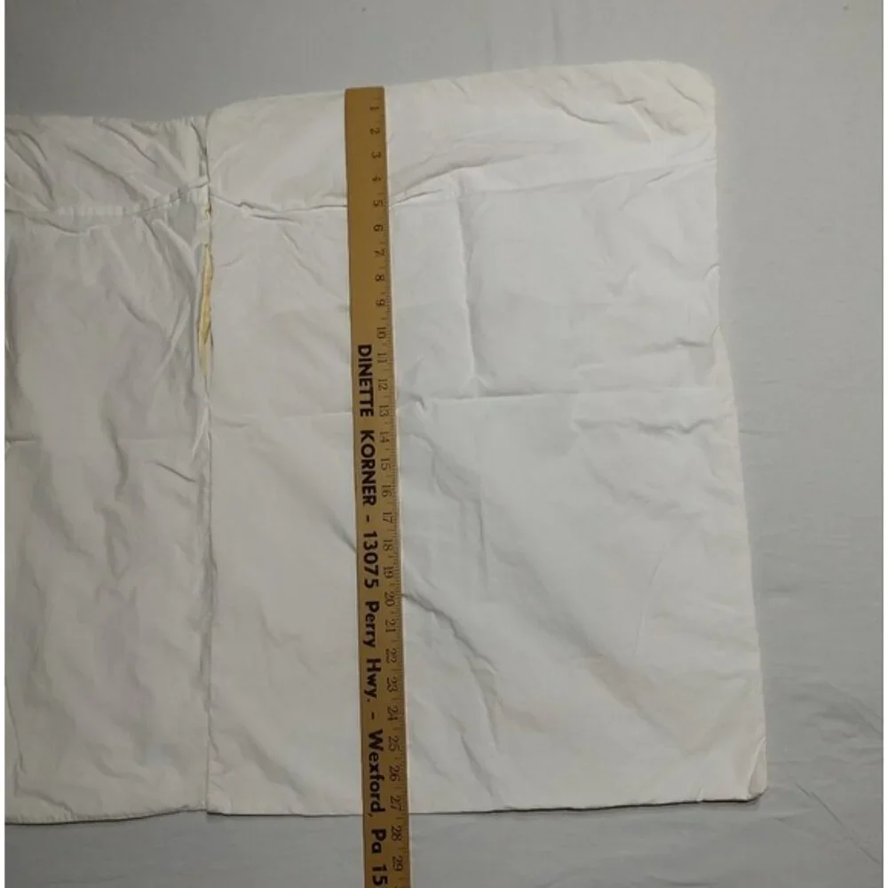 Restoration Hardware Yellow White 100% Cotton Standard Pillowcases Shams 2pcs